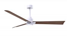 Matthews Fan Company AKLK-MWH-WN-56 - Alessandra - LK - Matte White - Walnut Tone Blades - 56" Blades - 10" Downrod
