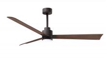 Matthews Fan Company AKLK-TB-WN-56 - Alessandra - LK - Textured Bronze - Walnut Tone Blades - 56" Blades - 10" Downrod