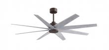 Matthews Fan Company AN-TB-BW-64 - Ariella - Eight Blade Ceiling Fan - Textured Bronze Finish - Barn Wood Tone Blades