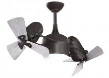 Matthews Fan Company DGLK-TB-WDBW - Dagny LK - Rotational Ceiling Fan - Integrated LED - Textured Bronze Finish
