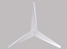 Matthews Fan Company EKH-WH-WH - Eliza-H - Flush Mount Ceiling Fan - Gloss White Finish - Gloss White Blades