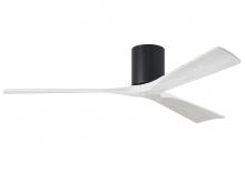 Matthews Fan Company IR3H-BK-MWH-60 - Irene - 3H - Matte Black - Matte White Blades - 60" Blades