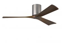 Matthews Fan Company IR3H-BN-WA-52 - Irene - 3H - Brushed Nickel - Walnut Tone Blades - 52" Blades