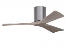 Matthews Fan Company IR3H-BP-GA-42 - Irene-3H - Three Blade Flush Mount Paddle Fan - 42" - Brushed Pewter Finish