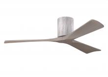 Matthews Fan Company IR3H-BW-GA-52 - Irene-3H - Three Blade Flush Mount Paddle Fan - 52" - Barn Wood Finish - Gray Ash Tone Blades