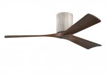 Matthews Fan Company IR3H-BW-WA-52 - Irene-3H - Three Blade Flush Mount Paddle Fan - 52" - Barn Wood Finish - Walnut Tone Blades