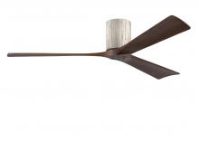 Matthews Fan Company IR3H-BW-WA-60 - Irene-3H - Three Blade Flush Mount Paddle Fan - 60" - Barn Wood Finish - Walnut Tone Blades