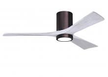 Matthews Fan Company IR3HLK-BB-MWH-52 - Irene - 3HLK - Brushed Bronze - Matte White Blades - 52" Blades