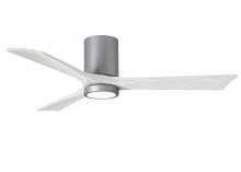 Matthews Fan Company IR3HLK-BN-MWH-52 - Irene - 3HLK - Brushed Nickel - Matte White Blades - 52" Blades