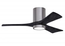 Matthews Fan Company IR3HLK-BP-BK-42 - Irene - 3HLK - Brushed Pewter - Matte Black Blades - 42" Blades