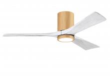 Matthews Fan Company IR3HLK-LM-MWH-52 - Irene - 3HLK - Light Maple - Matte White Blades - 52" Blades