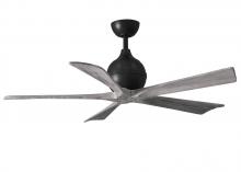 Matthews Fan Company IR5-BK-BW-52 - Irene 5 - Black - Barn Wood Tone Blades - 52" Blades - 10" Downrod