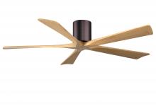 Matthews Fan Company IR5H-BB-LM-60 - Irene - 5H - Brushed Brass - Light Maple Blades - 60" Blades