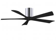 Matthews Fan Company IR5H-CR-BK-52 - Irene - 5H - Polished Chrome - Matte Black Blades - 52" Blades