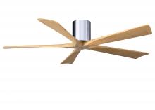 Matthews Fan Company IR5H-CR-LM-60 - Irene-5H - 60" Five Blade Flush Mount Paddle Fan - Polished Chrome Finish