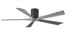 Matthews Fan Company IR5H-TB-BW-60 - Irene-5H - 60" Five Blade Flush Mount Paddle Fan - Textured Bronze Finish - Barn Wood Tone Blade