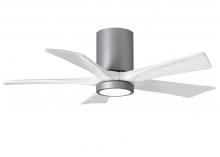 Matthews Fan Company IR5HLK-BN-MWH-42 - Irene - 5HLK - Brushed Nickel - Matte White Blades - 42" Blades