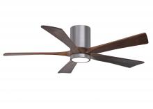 Matthews Fan Company IR5HLK-BP-WA-52 - Irene - 5HLK - Brushed Pewter - Walnut Tone Blades - 52" Blades