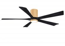 Matthews Fan Company IR5HLK-LM-BK-60 - Irene - 5HLK - Light Maple - Black Blades - 60" Blades