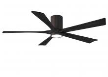Matthews Fan Company IR5HLK-TB-BK-60 - Irene - 5HLK - Textured Bronze - Matte Black Blades - 60" Blades