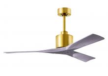 Matthews Fan Company NK-BRBR-BW-52 - Nan - 52" Ceiling Fan - Brushed Brass Finish - Barn Wood Tone Blades
