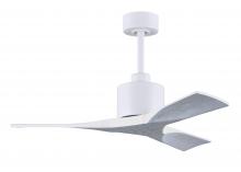 Matthews Fan Company NK-MWH-MWH-42 - Nan - 42" Ceiling Fan - Matte White Finish - Matte White Blades