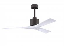 Matthews Fan Company NK-TB-MWH-52 - Nan - 52" Ceiling Fan - Textured Bronze Finish - Matte White Blades