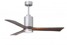 Matthews Fan Company PA3-BN-WA-52 - Patricia-3 - 52" Three Blade Ceiling Fan - 5CCT Integrated LED - Brushed Nickel Finish