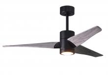 Matthews Fan Company SJ-BK-BW-52 - Super Janet - Black - Barn Wood Tone Blades - 52" Blades - 10" Downrod
