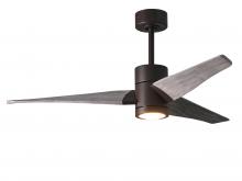 Matthews Fan Company SJ-TB-BW-52 - Super Janet - Textured Bronze - Barn Wood Tone Blades - 52" Blades - 10" Downrod
