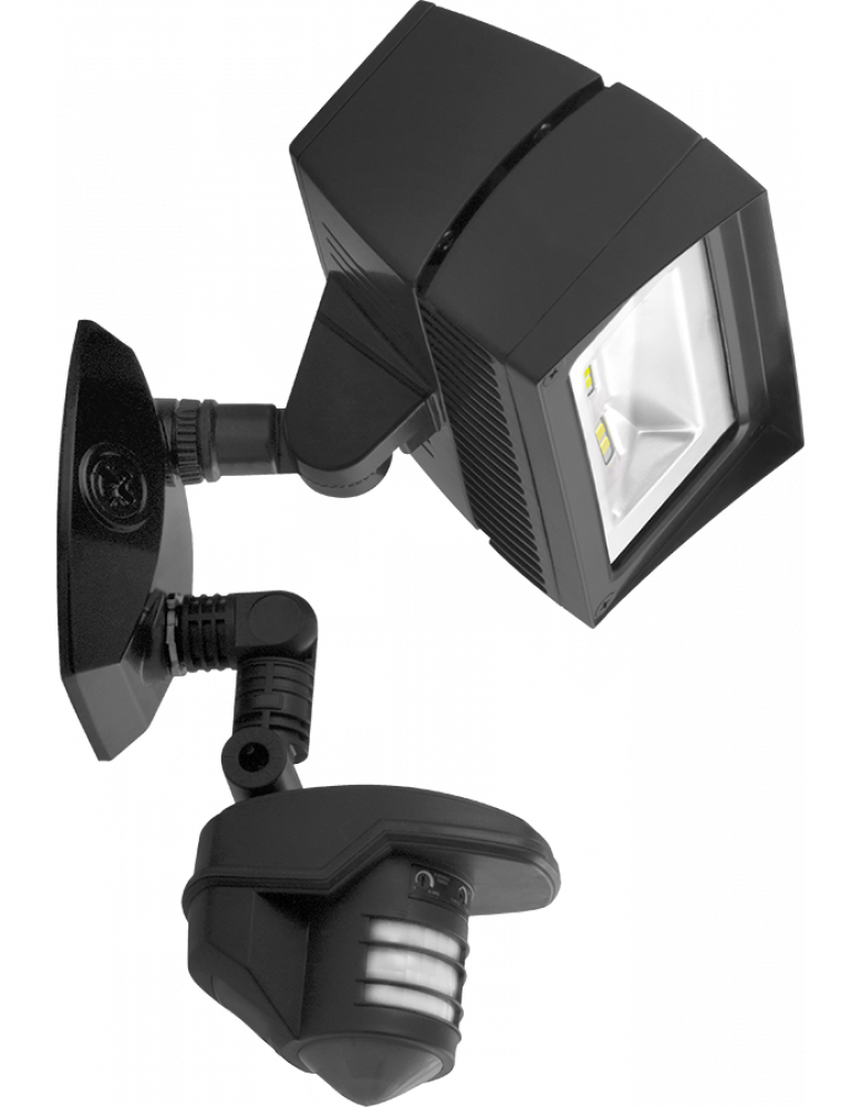 FLOOD 2429 LUMENS LSTEALTH FFLED18 18W 5000K COOL LED WITH STEALTH 360 SENSOR BRONZE