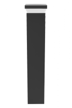 RAB Lighting BLED12Y-180-32H - LANDSCAPE 1102 LUMENS BOLLARD SQUARE 32" 12W LED 3000K WARM 180 DEGREES BRONZE