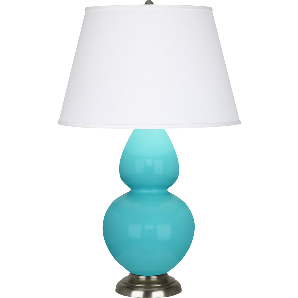 Egg Blue Double Gourd Table Lamp