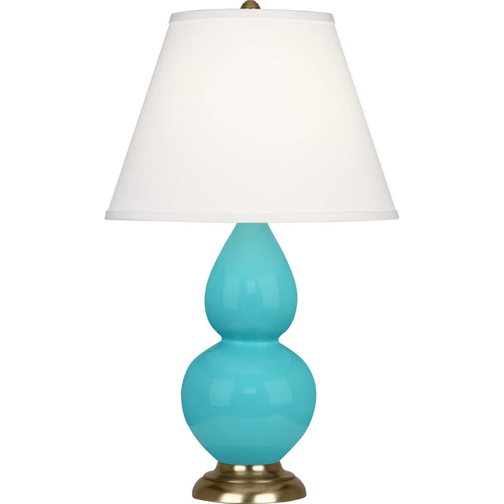 Egg Blue Small Double Gourd Accent Lamp