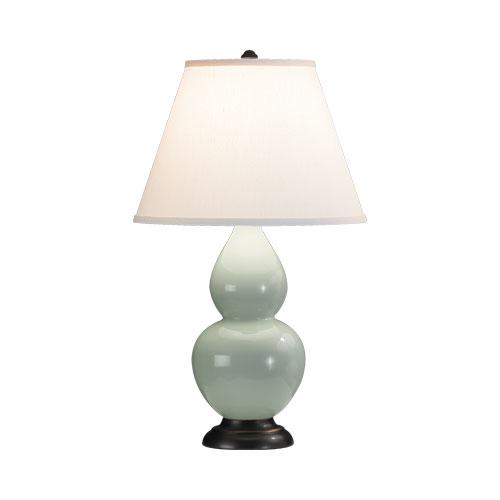 Celadon Small Double Gourd Accent Lamp