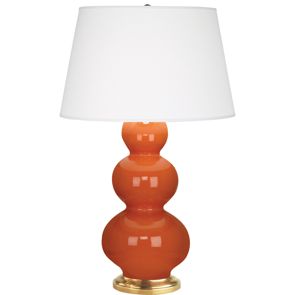 Pumpkin Triple Gourd Table Lamp