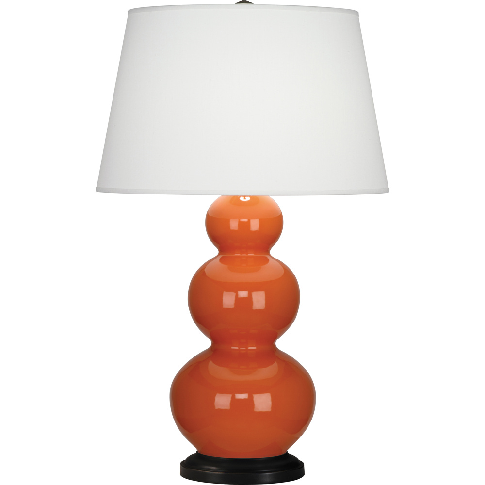 Pumpkin Triple Gourd Table Lamp