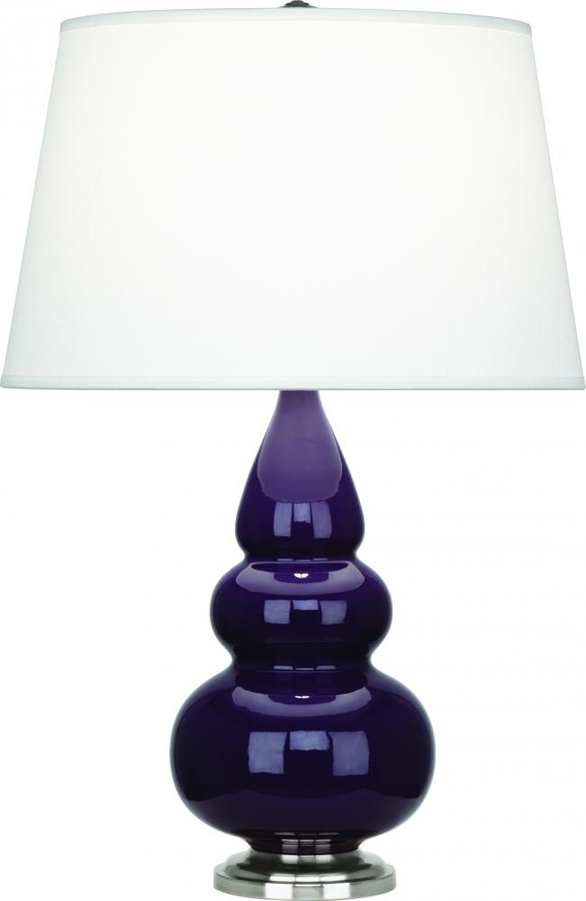 Amethyst Small Triple Gourd Accent Lamp