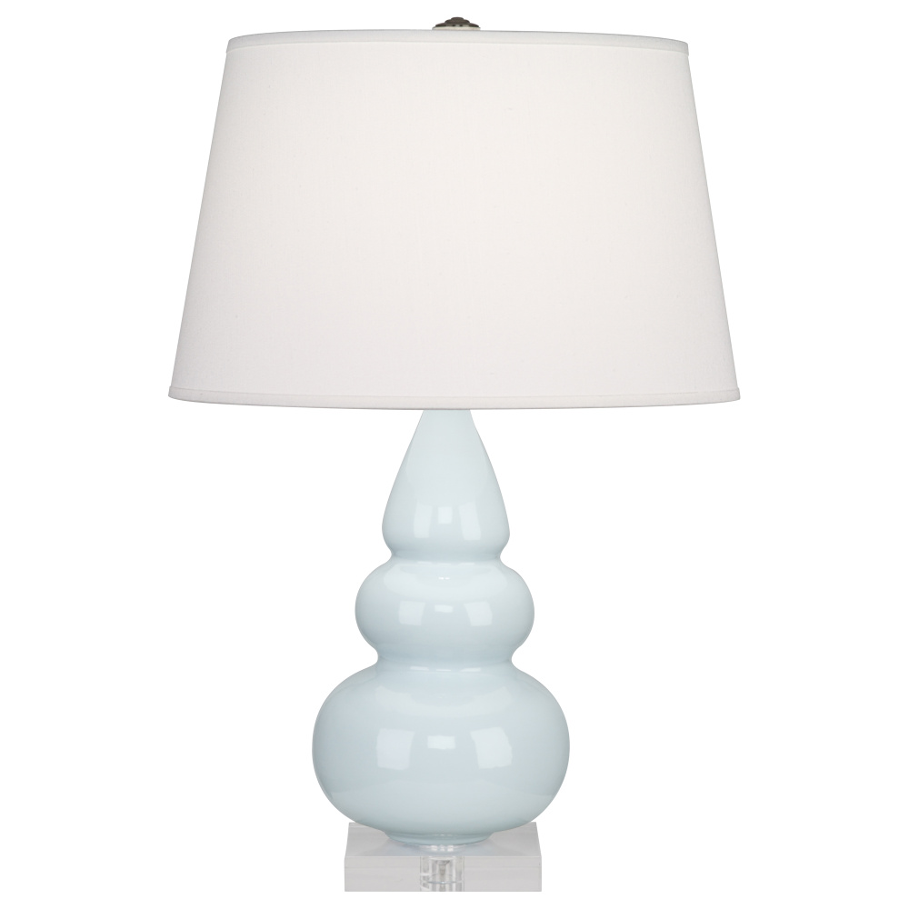 Baby Blue Small Triple Gourd Accent Lamp