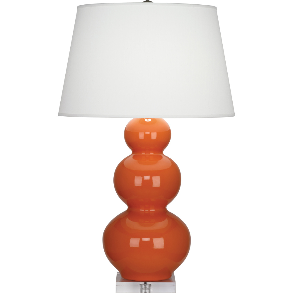 Pumpkin Triple Gourd Table Lamp