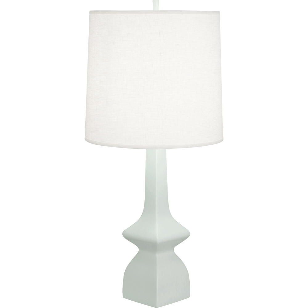 Matte Celadon Jasmine Table Lamp
