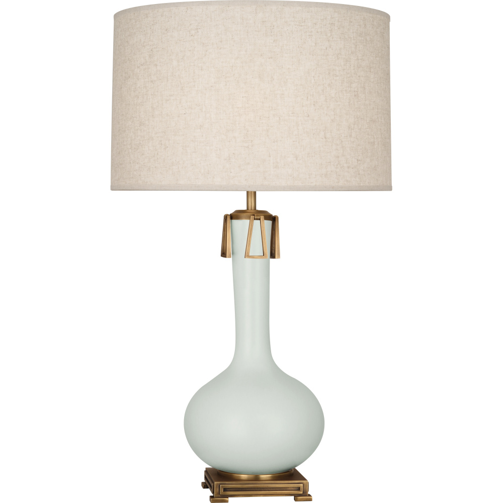 Matte Celadon Athena Table Lamp