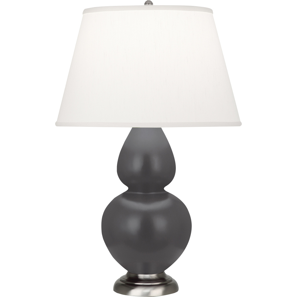 Matte Ash Double Gourd Table Lamp