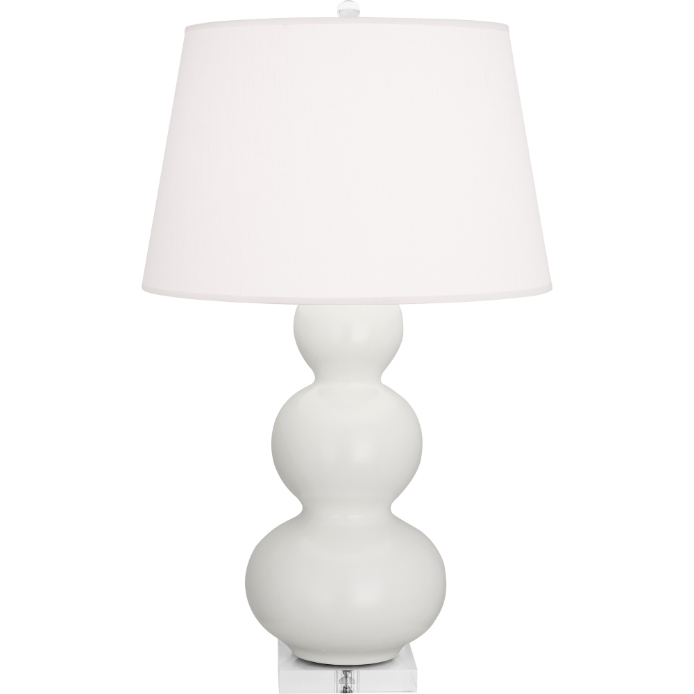 Matte Lily Triple Gourd Table Lamp