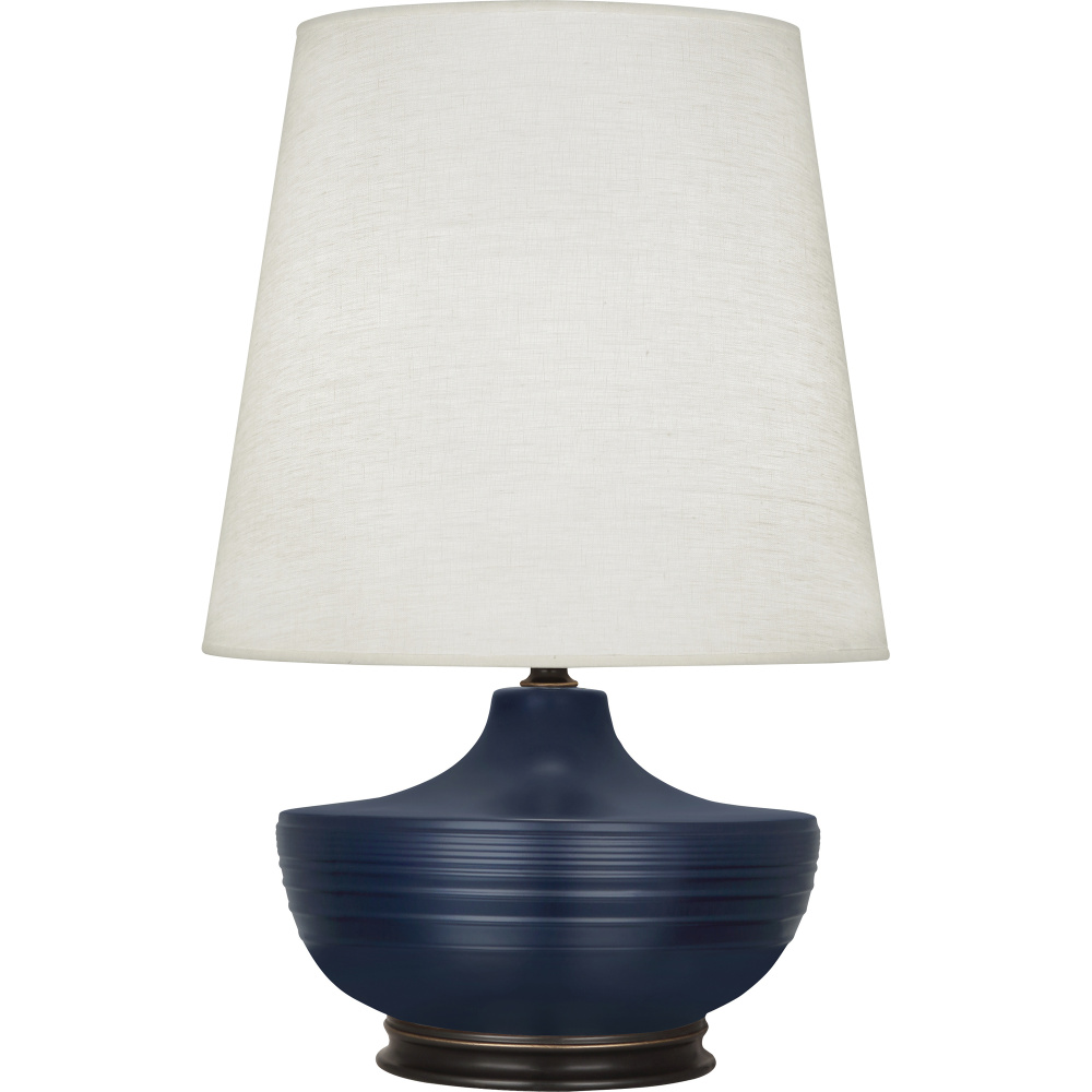 Matte Midnight Blue Michael Berman Nolan Table Lamp