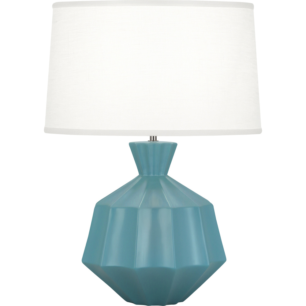 Matte Steel Blue Orion Table Lamp