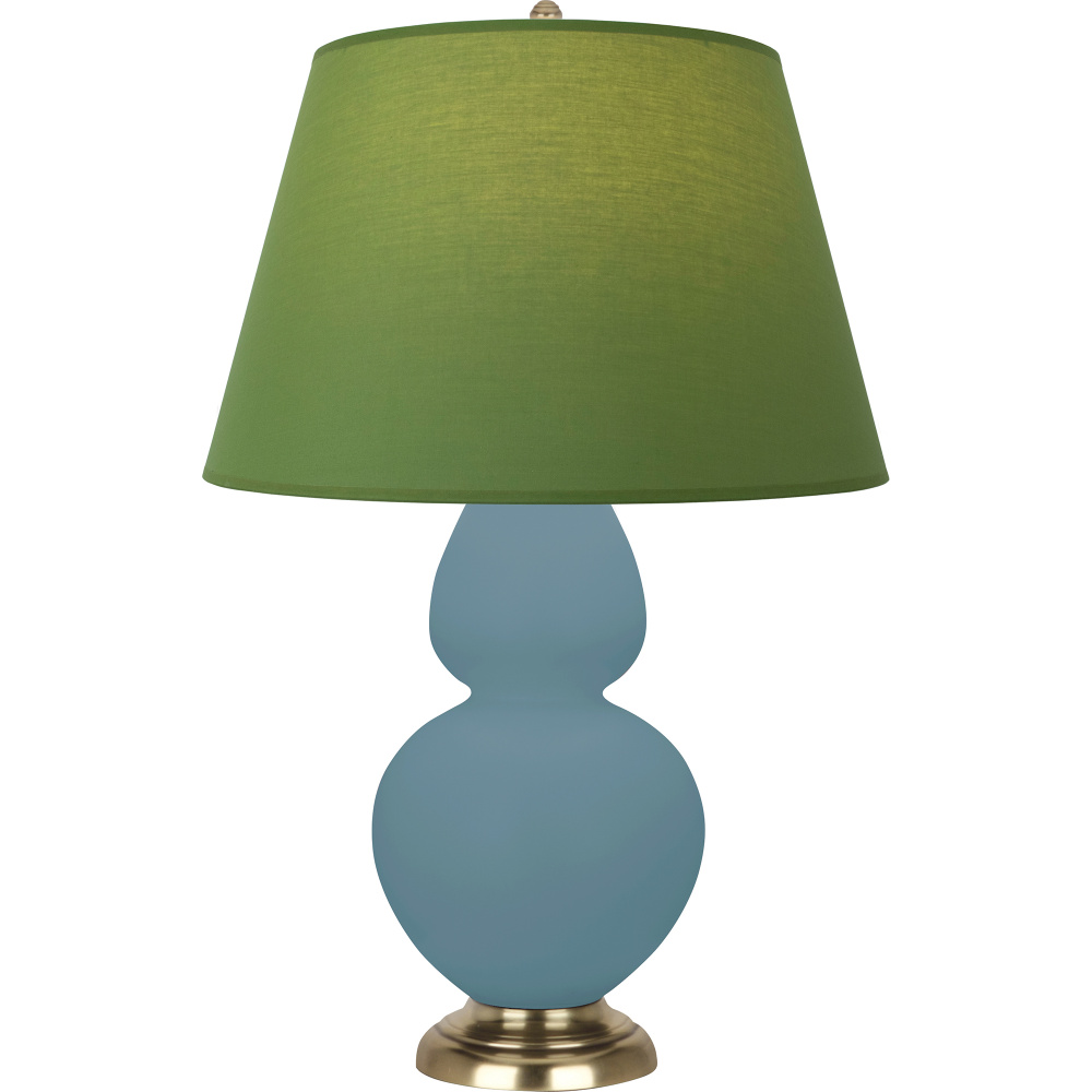 Matte Steel Blue Double Gourd Table Lamp