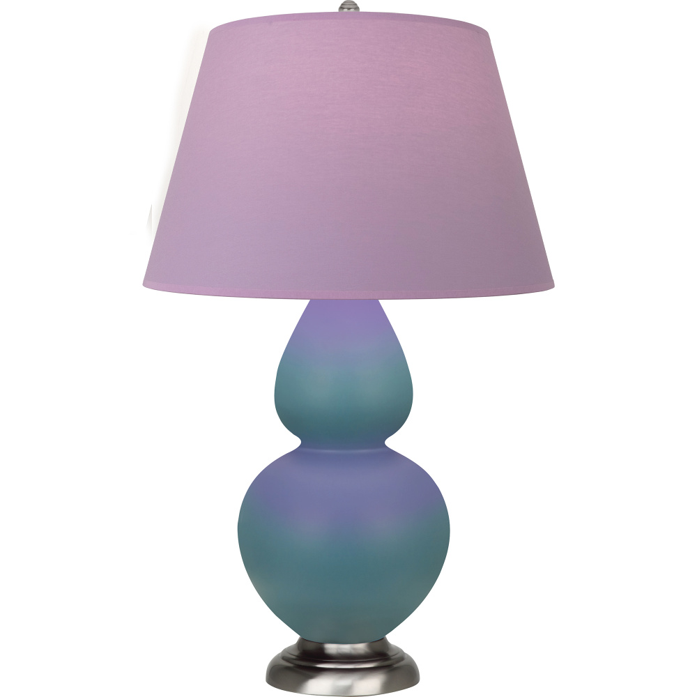 Matte Steel Blue Double Gourd Table Lamp