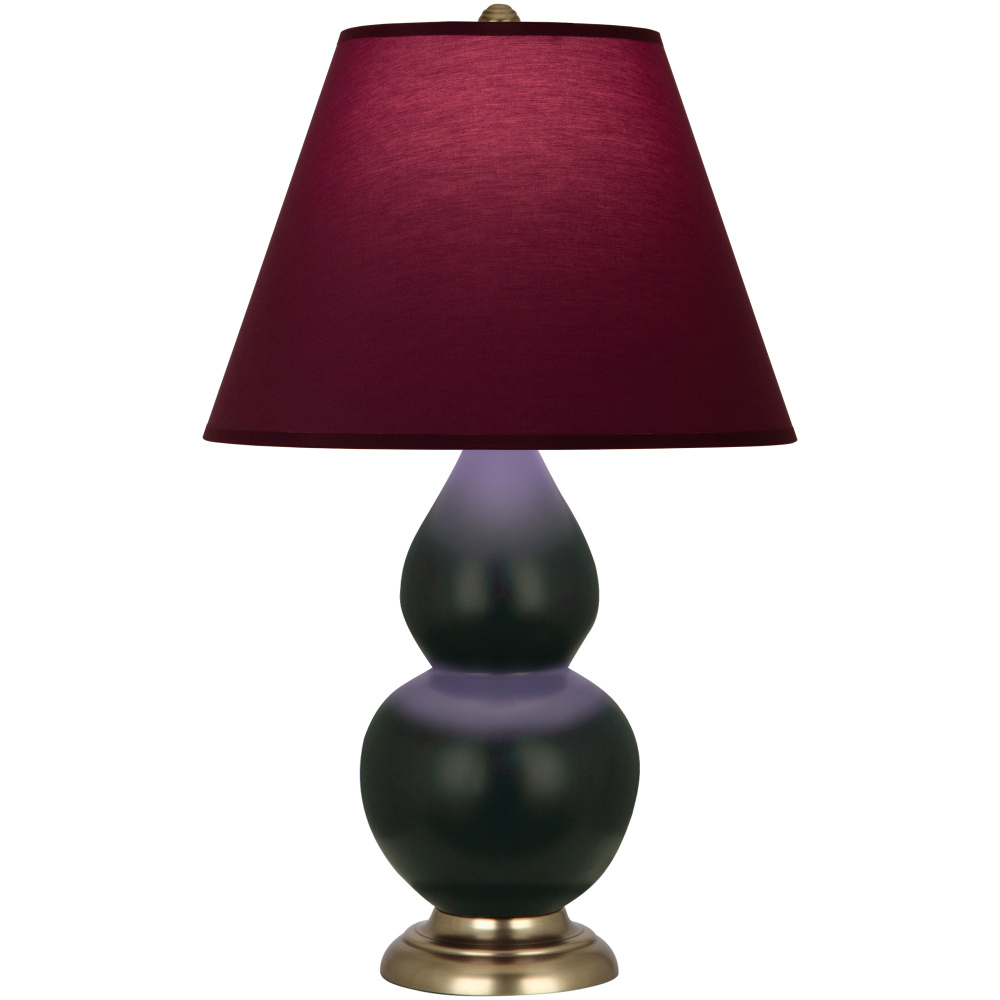 Matte Obsidian Small Double Gourd Accent Lamp
