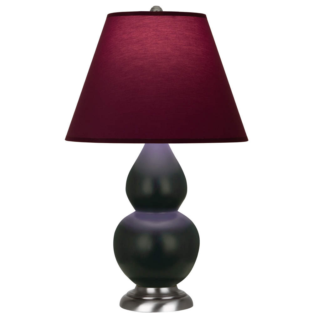 Matte Obsidian Small Double Gourd Accent Lamp